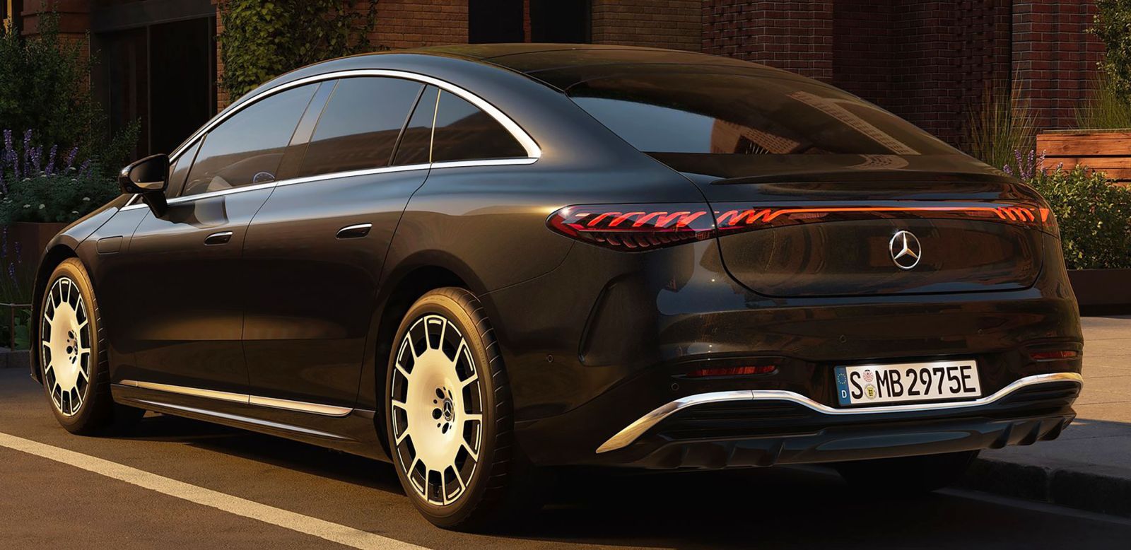 Mercedes-Benz EQS 2027 Exterior Side Profile Rear Design