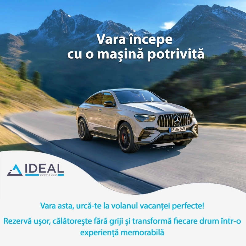 Vara aceasta călătorește fără griji – biroul Ideal închirieri auto Cluj te pune pe drum