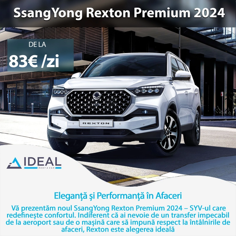 Închirieri Auto Cluj: Descoperă Noul SsangYong Rexton Premium 2024, Lux și Putere 4x4