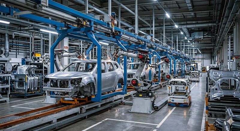 Romanian car production fell by 29% in April. Dacia and Ford production lines slowed down drastically