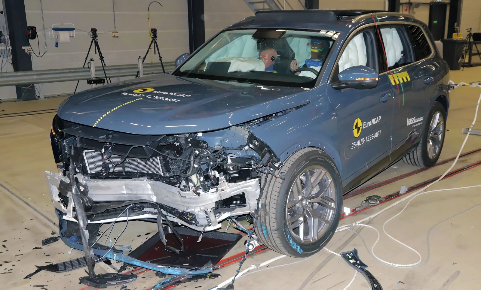 Audi Q7, Kia EV2 și XPeng X9 obțin calificativul maxim de 5 stele la noile teste de siguranță Euro NCAP