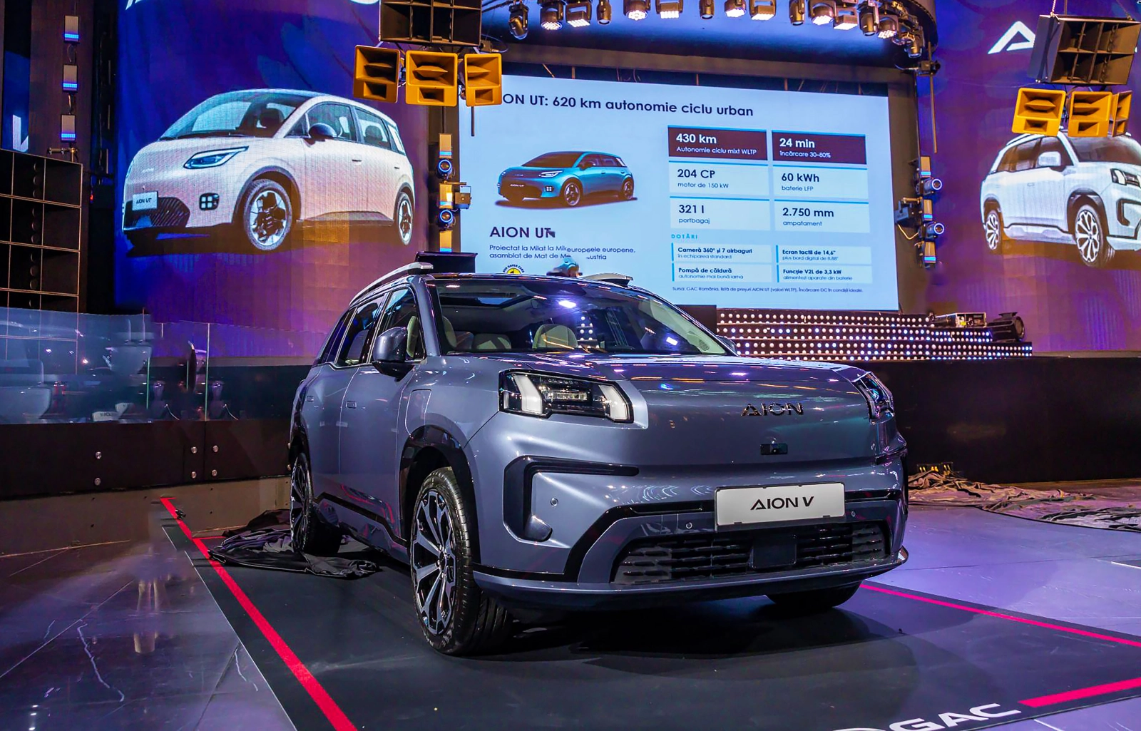Constructorul chinez GAC își face intrarea pe piața auto românească cu modelele Aion UT și Aion V