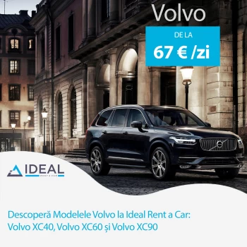 Volvo models available for rent at Ideal rent a car Cluj