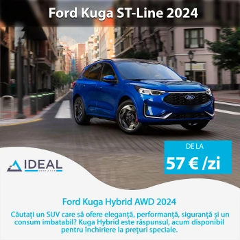 Oferta de Sfârșit de An: Noul Ford Kuga Hybrid 2024 ST-Line AWD