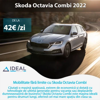 Închirieri auto Cluj: Descoperă oferta de vară 2026 pentru Skoda Octavia Combi